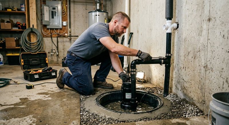 Basement Sump Pump Repair in Columbus, GA