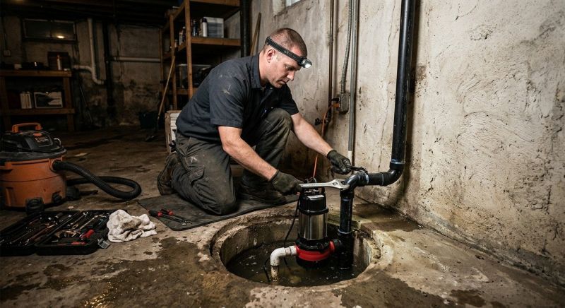 Basement Drainage Pump Repair in Springfield, MO